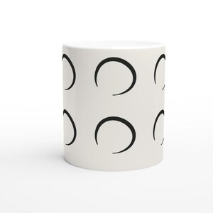 Sumi-e Ensō keramische mok 11oz | Ens van Calm & Oak afbeelding 2