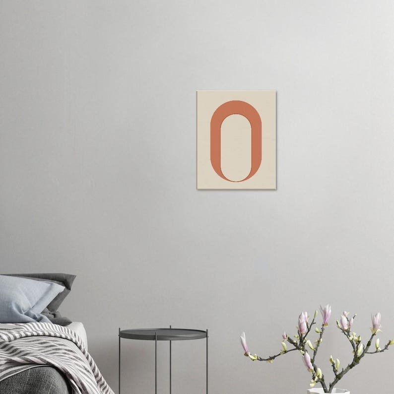 Arch — Modern Arch Japandi Canvas Print, Minimalist Neutral | Calm & Oak image 3