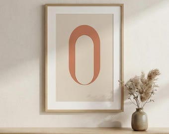 Arch — Modern Arch Japandi Wall Art Print, Minimalist Neutral | Calm & Oak
