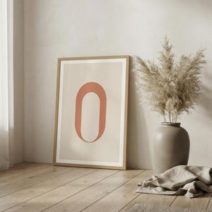 Arch — Modern Arch Japandi ingelijste print, minimalistisch neutraal | Calm & Oak afbeelding 7