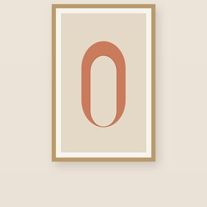 Arch — Modern Arch Japandi ingelijste print, minimalistisch neutraal | Calm & Oak afbeelding 2