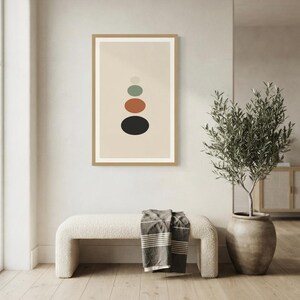 Balance — Japandi Printable Wall Art, Digital Download | Calm & Oak image 3