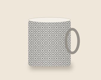 Seigaiha Wave Ceramic Mug 11oz | Seigaiha by Calm & Oak