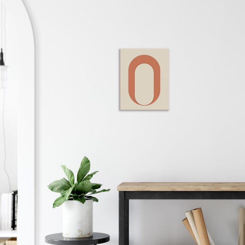 Arch — Modern Arch Japandi Canvas Print, Minimalist Neutral | Calm & Oak image 8