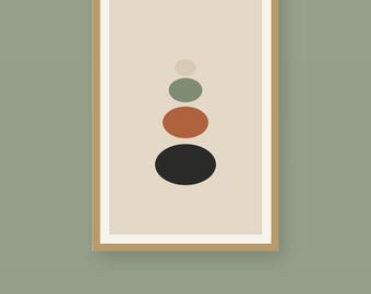 Balance — Japandi Printable Wall Art, Digital Download | Calm & Oak