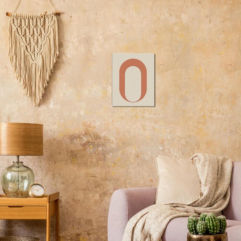 Arch — Modern Arch Japandi Canvas Print, Minimalist Neutral | Calm & Oak image 6