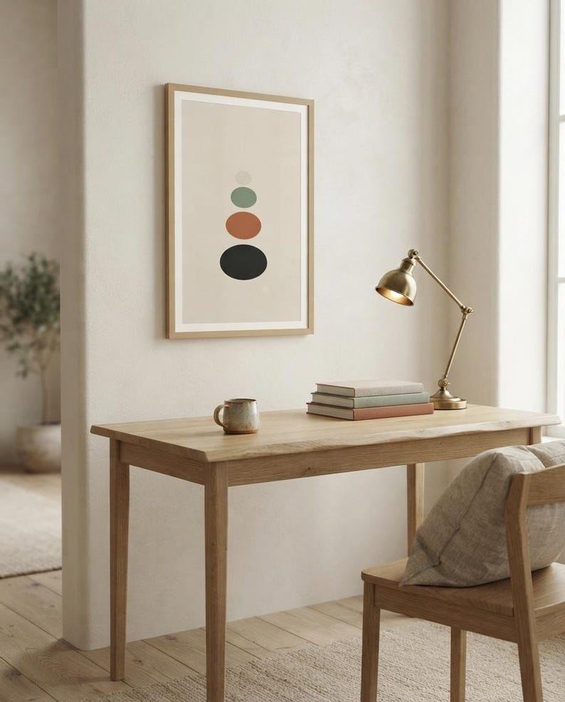 Balance — Japandi Printable Wall Art, Digital Download | Calm & Oak image 4