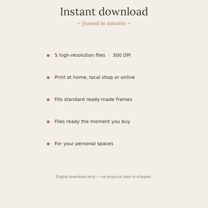 Tonal Horizon — Japandi Printable Wall Art, Digital Download | Calm & Oak image 3
