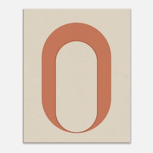 Arch — Modern Arch Japandi Canvas Print, Minimalist Neutral | Calm & Oak image 2
