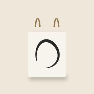 Sumi-e Ensō Canvas Tote Bag | Ensō by Calm & Oak imagen 6