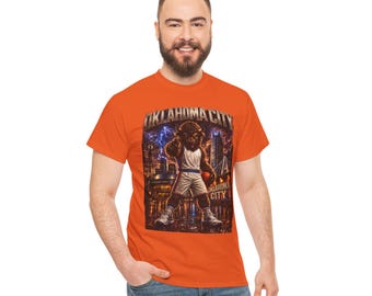 Oklahoma City Donnert Basketball Player Graphic Tee | City Skyline, Retro Sport Vibes