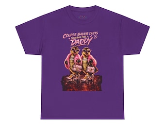 Couple Ducks Baddie Graphic Tee | Retro Cartoon Birds T-Shirt