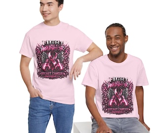 Kämpfe wie ein Krieger Brustkrebs Band T-Shirt | Awareness Tee