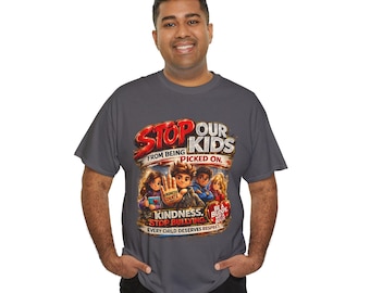 Stop Bullying Kids T-Shirt | Anti Bullying, Kindness Awareness Tee