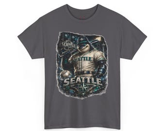Setaball Baseball Knight T-Shirt | Vintage Mariners Wappen, Sport-Logo-Shirt