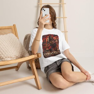 Kansas City Viking Warrior T-Shirt | Skull Guitar Rock Graphic Tee image 8