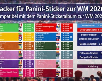 Tracker für Panini-Sticker zur WM 2026