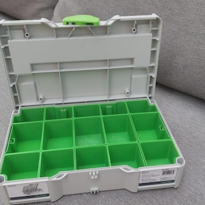 3D-utskriven insatsorganisatör för Festool Systainer Mini T-LOC – NY version 2024+