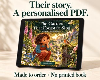 Personalised Photo Storybook PDF for Kids, Choose Your Adventure, Custom Child Character, Made to Order Digital Gift