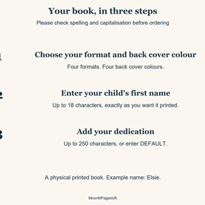 Personalised Christmas Book for Kids, Christmas Eve Box Gift, Custom Name Star Story, Xmas Keepsake Bild 10