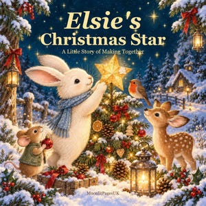 Personalised Christmas Book for Kids, Christmas Eve Box Gift, Custom Name Star Story, Xmas Keepsake Bild 3