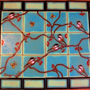 Installazione backsplash in piastrelle Cucina Murales bagno, personalizzati, dipinti a mano