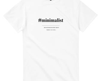 Camiseta unisex minimalista de cuello redondo de tejido grueso / Gildan® 5000