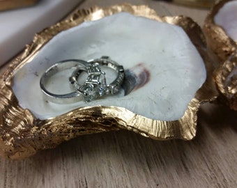 ring jewelry tray Large shell trinket