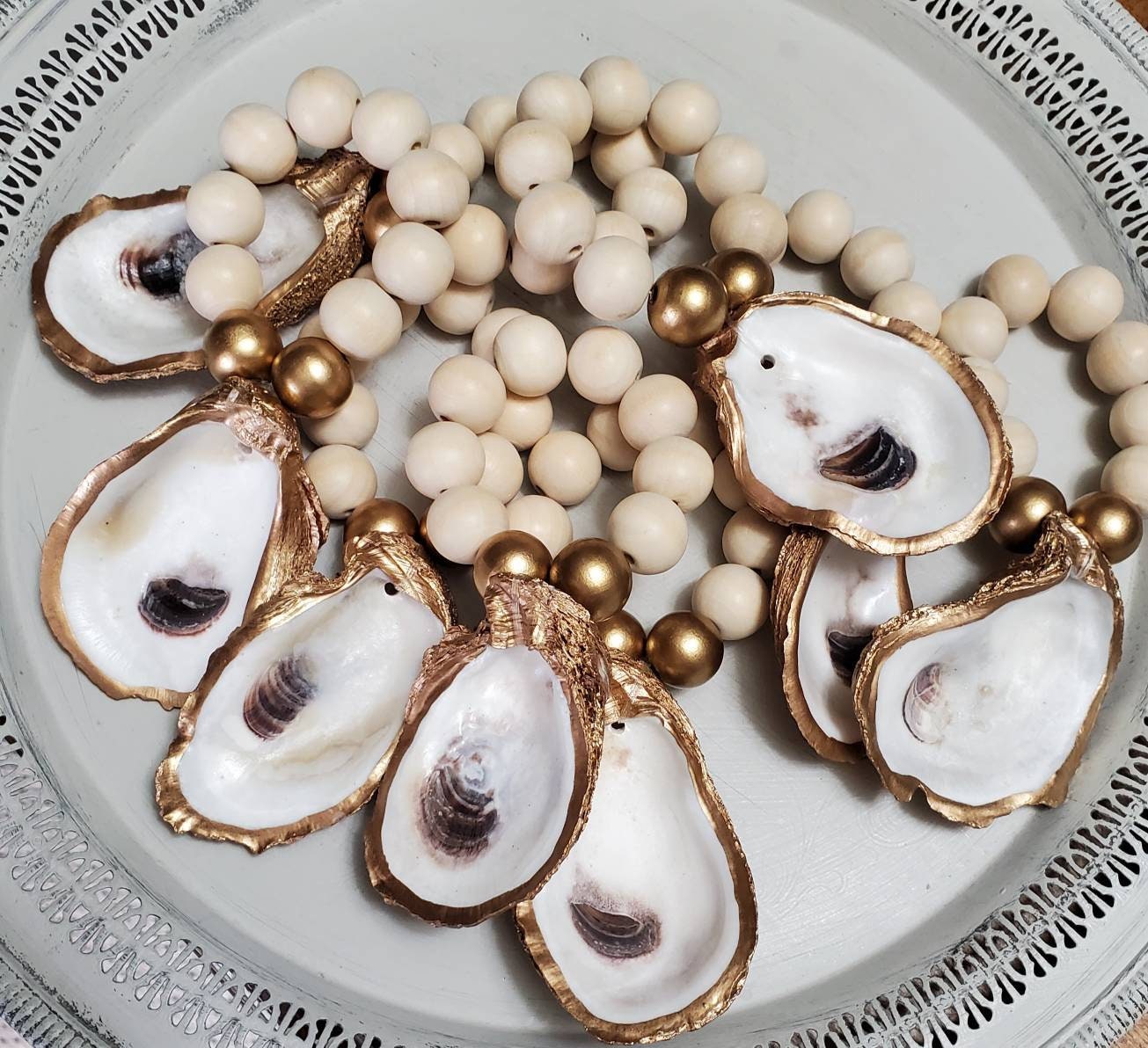 Oyster Shell Napkin Rings - Made on Maidstone