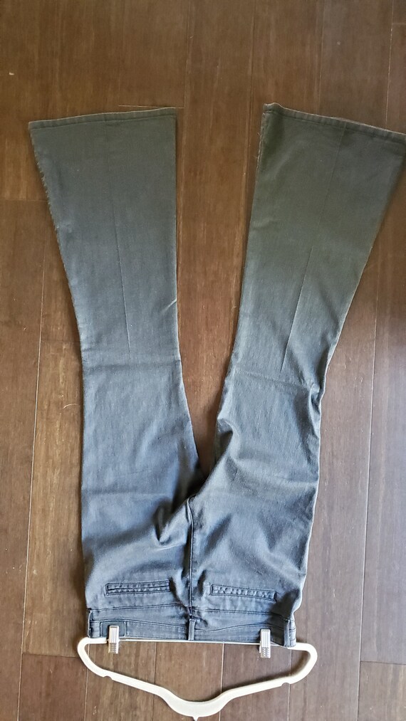 Vintage Guess black bell bottom jeans - image 4