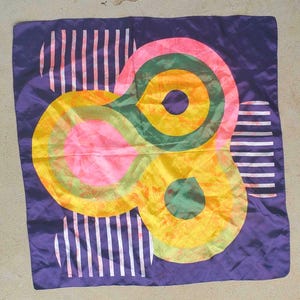 Artsy abstract scarf