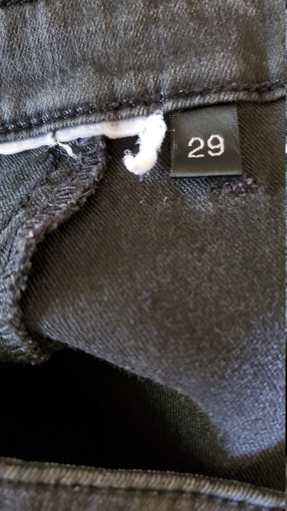 Vintage Guess black bell bottom jeans - image 3