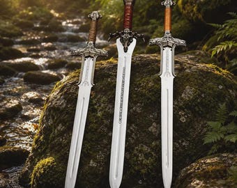 Handmade Conan The Barbarian Sword Replica | Atlantean Father Sword Cosplay Gift