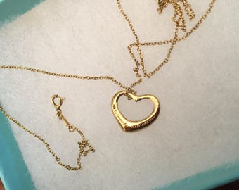 Tiffany Floating Heart 18K