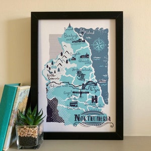 Northumbria print (various sizes)