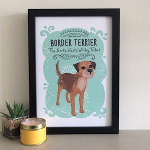 Border Terrier A4 print
