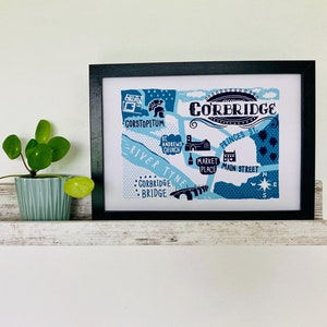 Mapa de Corbridge, impresión A4