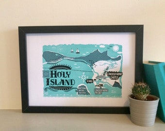 Holy Island A4 print