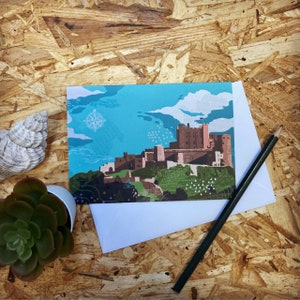 Carte de voeux Château de Bamburgh