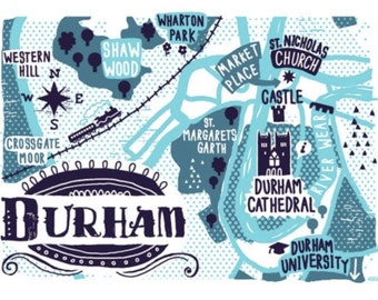 Durham limited edition screen print