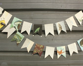 Flower Garland Nature Party Decoration Paper Garland 7 Feet Etsy