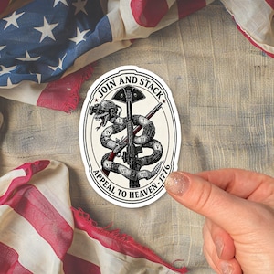 Appeal to Heaven Sticker: Durable, Weatherproof Patriotic Decal
