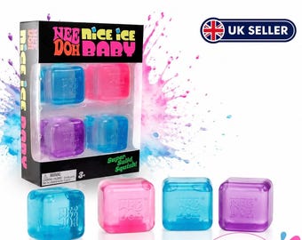 Needoh nice ice baby squishy fidget toy cubes