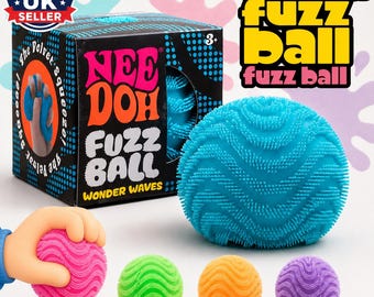 Needoh fuzz ball wonder waves stress ball