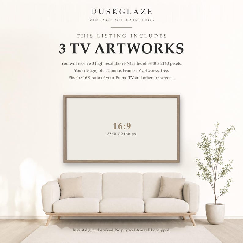 Textured Floral Frame TV Art, Impasto Wildflower Painting, Samsung Frame TV Meadow Screensaver (Digital Download) image 10