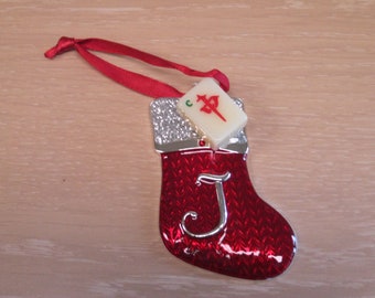 Mahjongg christmas ornament