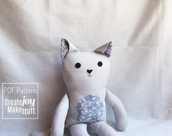Fun Rag Doll And Cat Sewing Patterns By Createjoymakestuff