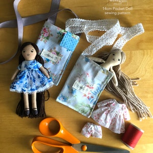 Pocket Rag Doll Sewing Pattern and Tutorial PDF Digital Download Cloth ...