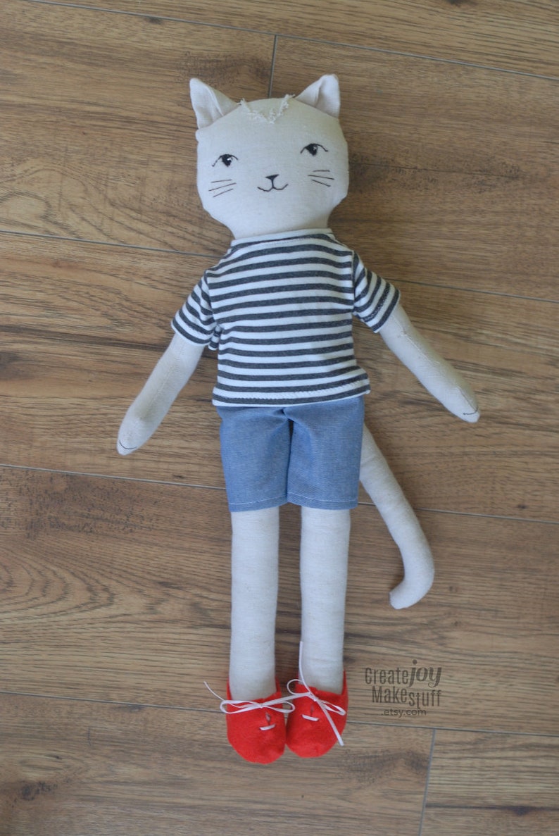 Cat Doll Pattern Bundle Rag doll Sewing Pattern Complete Etsy