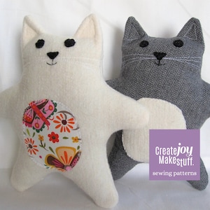 Baby Cat Sewing Pattern : an easy soft toy pattern